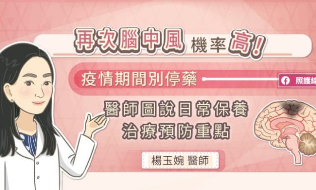 再次腦中風機率高！疫情期間別停藥醫師圖說日常保養、治療預防重點