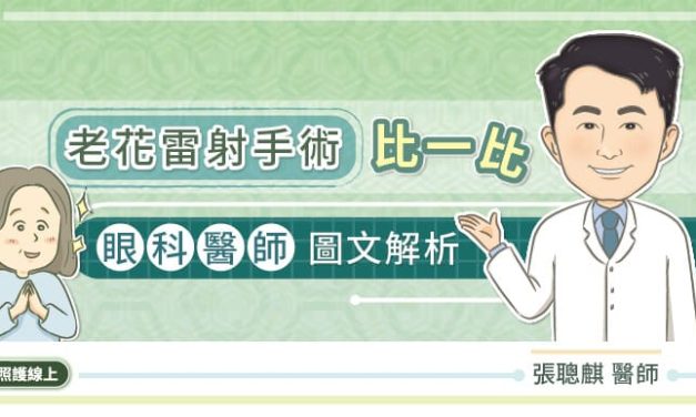 老花雷射手術比一比，眼科醫師圖文解析