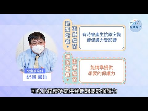 什麼是細胞培養流感疫苗？感染科醫師講解說明