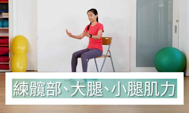 全坐姿練髖部、大腿、小腿肌力，無基礎可