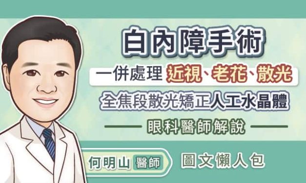 白內障手術一併處理近視、老花、散光，全焦段散光矯正人工水晶體，眼科醫師解說（圖文懶人包）