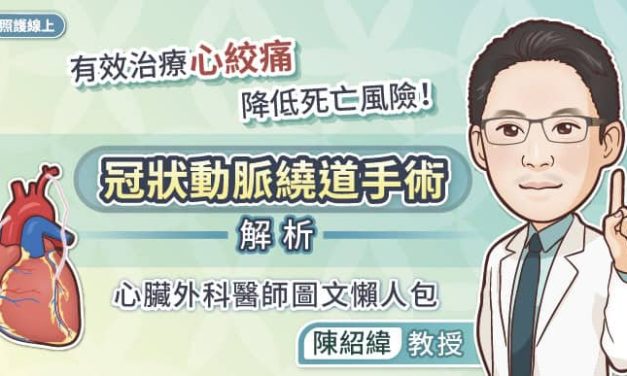 有效治療心絞痛，降低死亡風險！冠狀動脈繞道手術解析，心臟外科醫師圖文懶人包