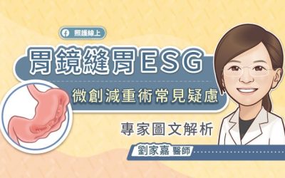 胃鏡縫胃ＥＳＧ 微創減重術常見疑慮，專家圖文解析