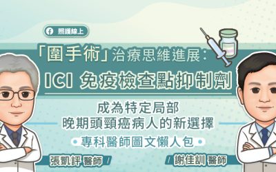 「圍手術」治療思維進展：ICI 免疫檢查點抑制劑成為特定局部晚期頭頸癌病人的新選擇，專科醫師圖文懶人包