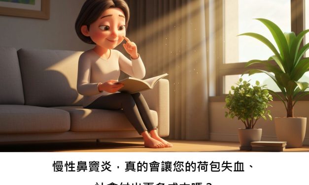 慢性鼻竇炎，真的會讓您的荷包失血、社會付出更多成本嗎？