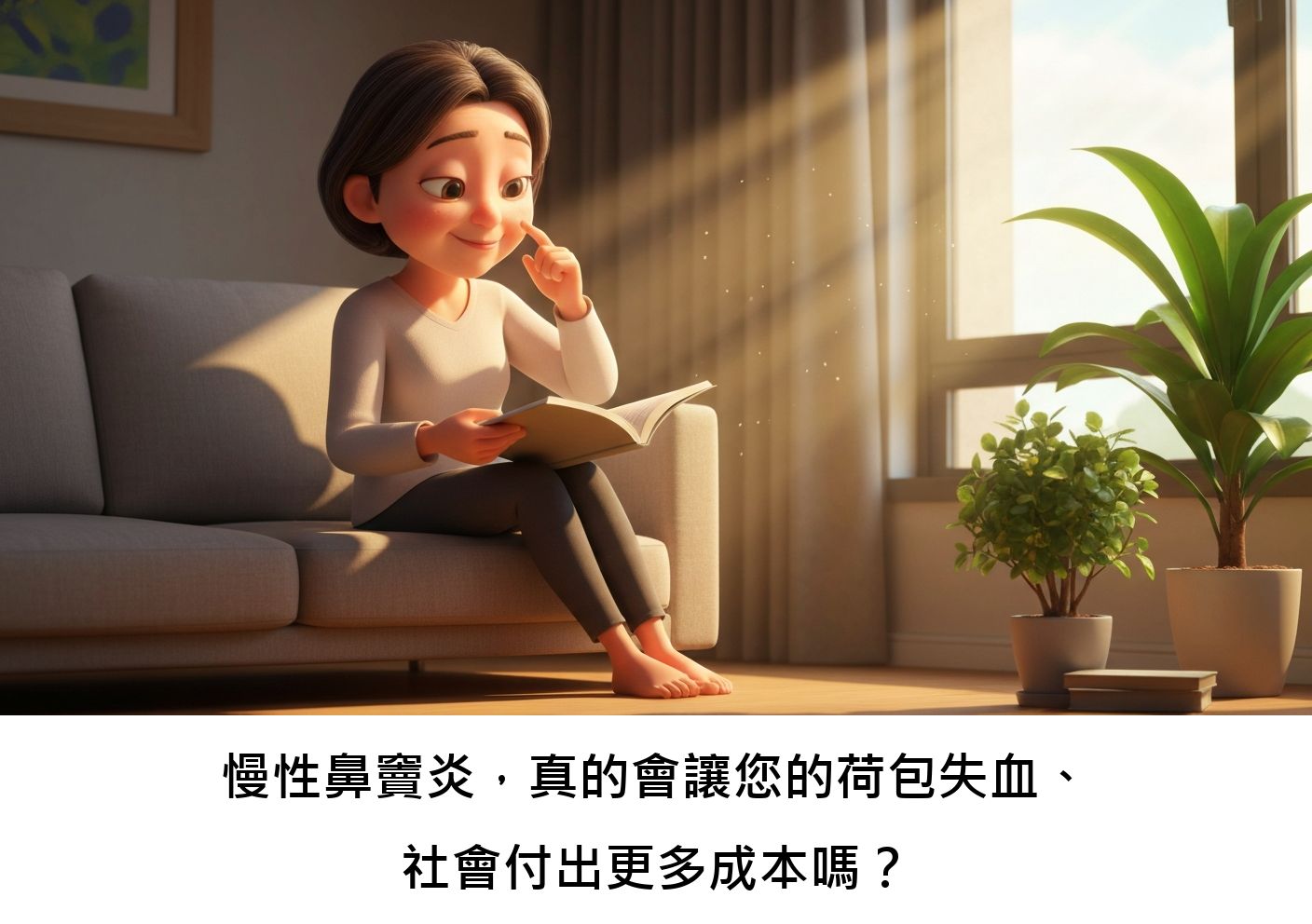 慢性鼻竇炎，真的會讓您的荷包失血、社會付出更多成本嗎？