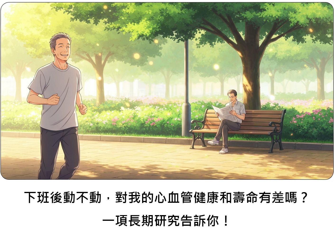 下班後動不動，對我的心血管健康和壽命有差嗎？一項長期研究告訴你！