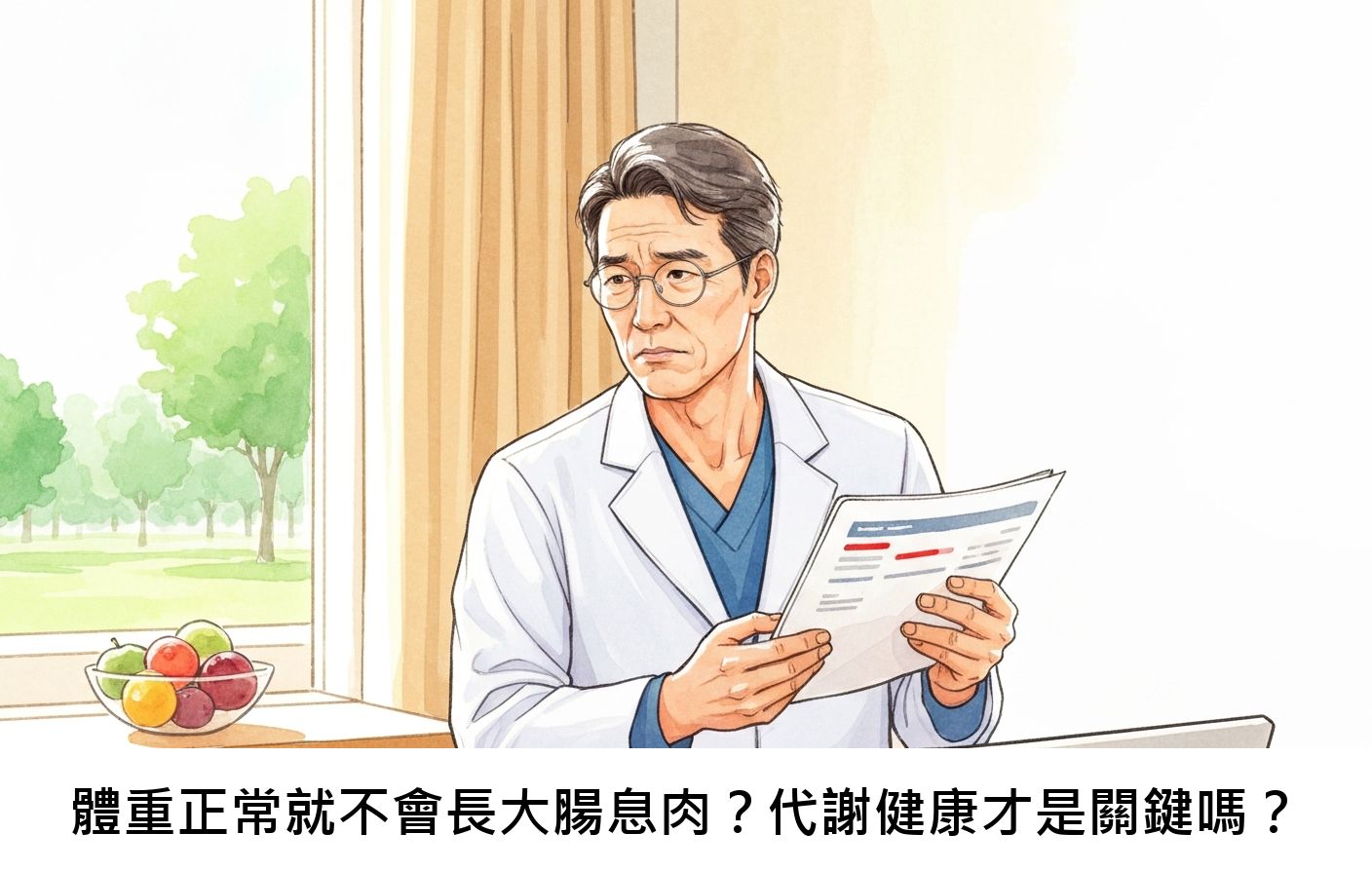 體重正常就不會長大腸息肉？代謝健康才是關鍵嗎？