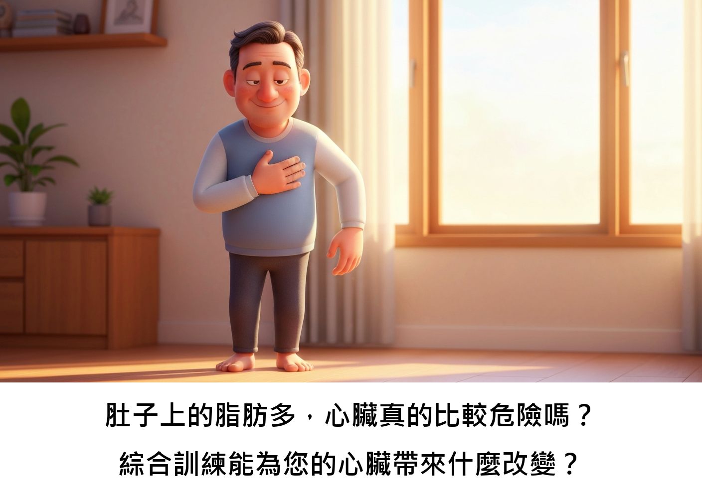 肚子上的脂肪多，心臟真的比較危險嗎？綜合訓練能為您的心臟帶來什麼改變？