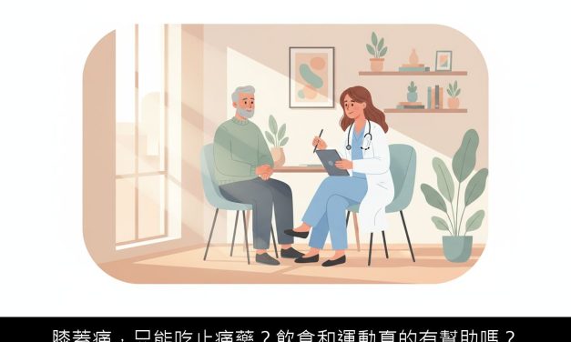 膝蓋痛，只能吃止痛藥？飲食和運動真的有幫助嗎？