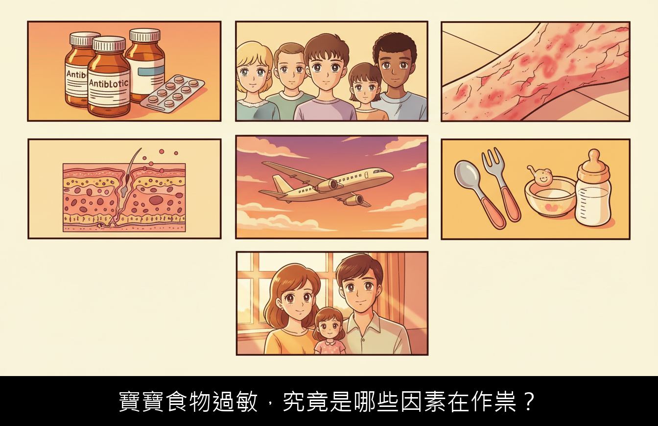 寶寶食物過敏,究竟是哪些因素在作祟?
