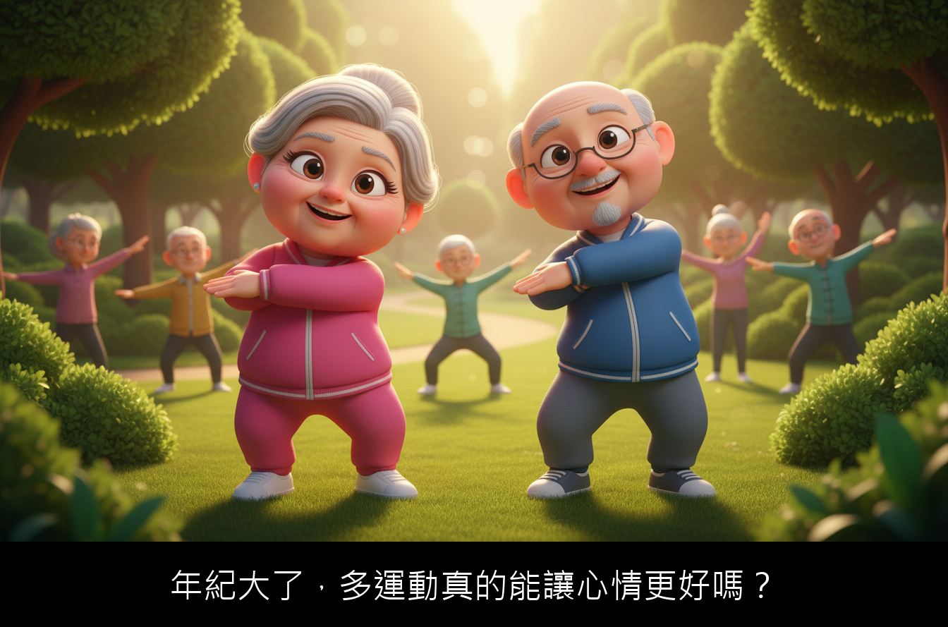 年紀大了，多運動真的能讓心情更好嗎？