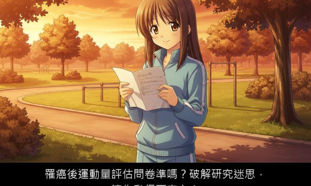 罹癌後運動量評估問卷準嗎？破解研究迷思，讓你動得更安心！