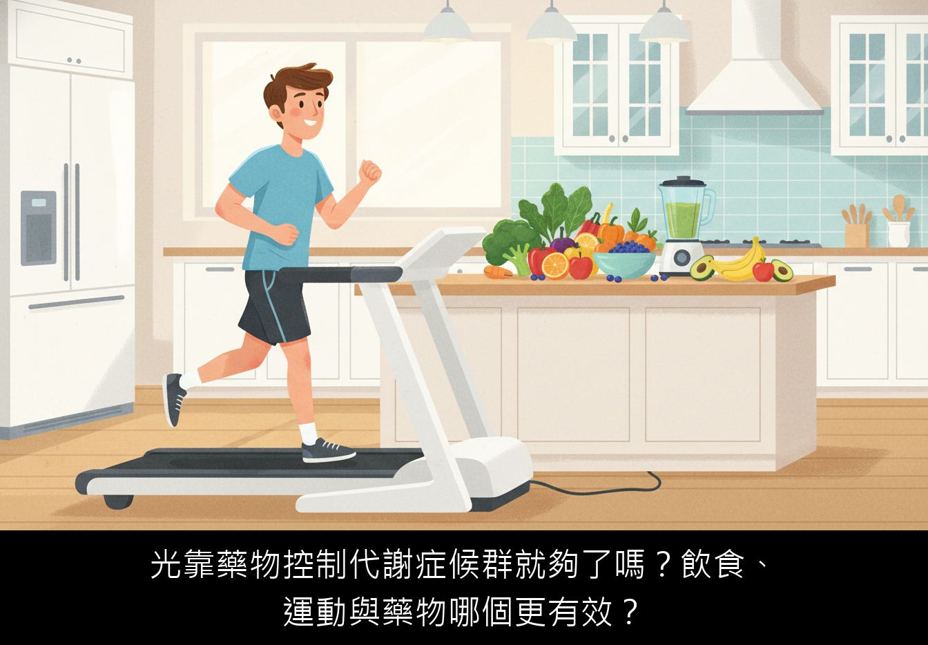 光靠藥物控制代謝症候群就夠了嗎？飲食、運動與藥物哪個更有效？