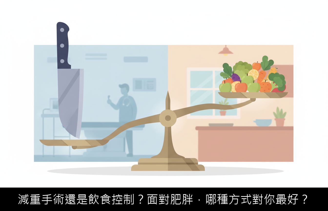 減重手術還是飲食控制？面對肥胖，哪種方式對你最好？