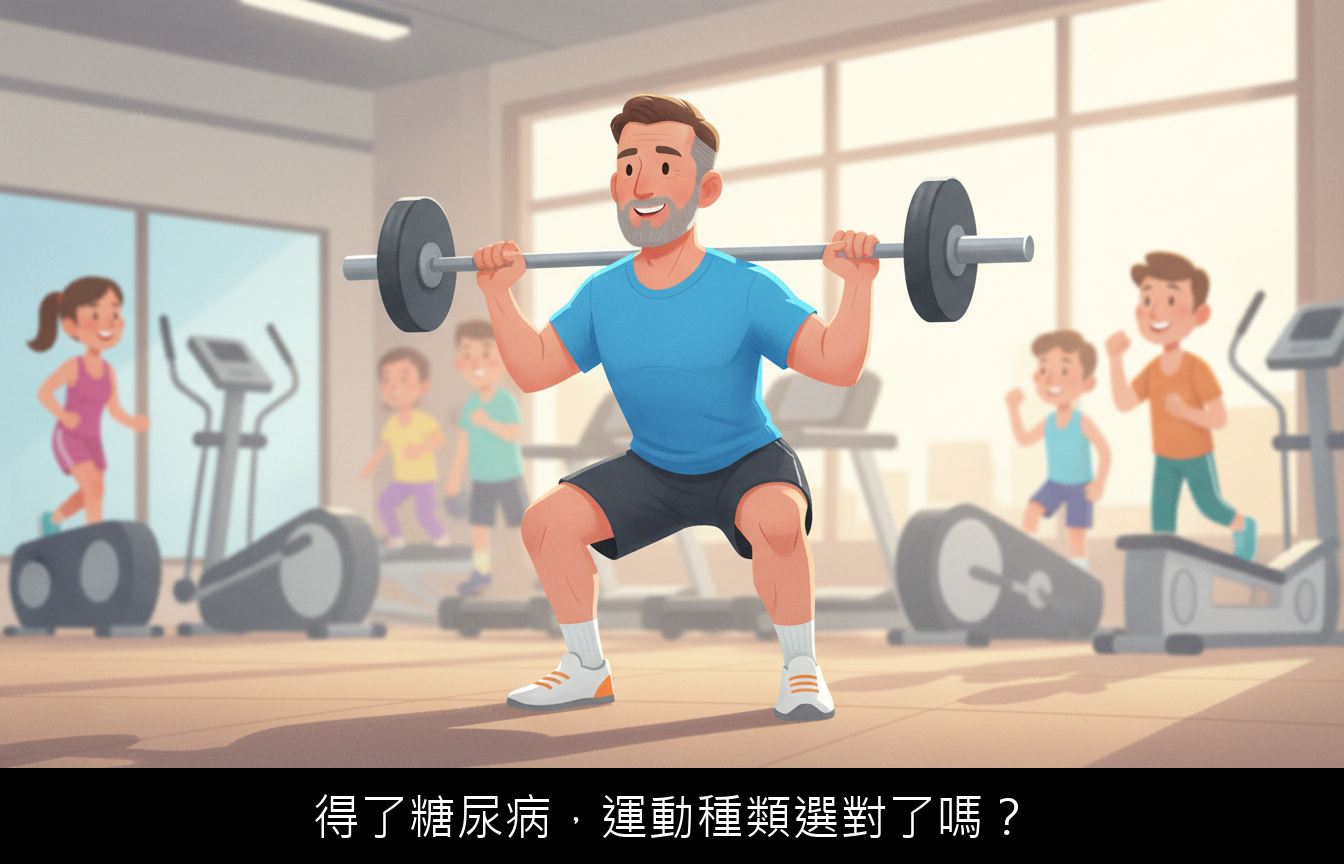 得了糖尿病,運動種類選對了嗎?