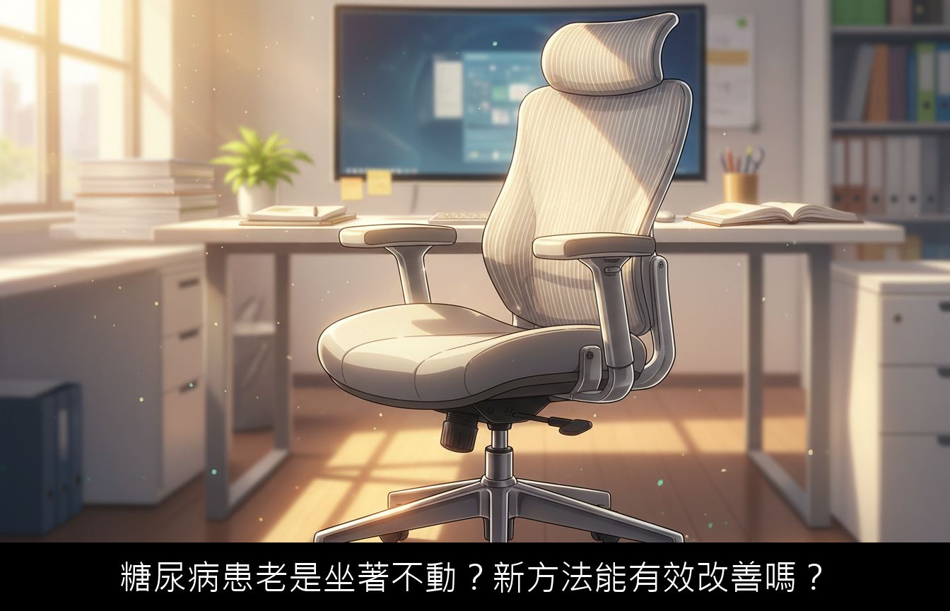 糖尿病患老是坐著不動?新方法能有效改善嗎?