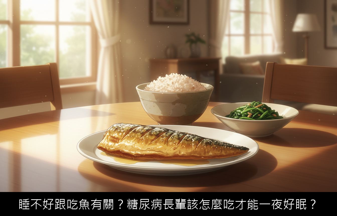 睡不好跟吃魚有關?糖尿病長輩該怎麼吃才能一夜好眠?