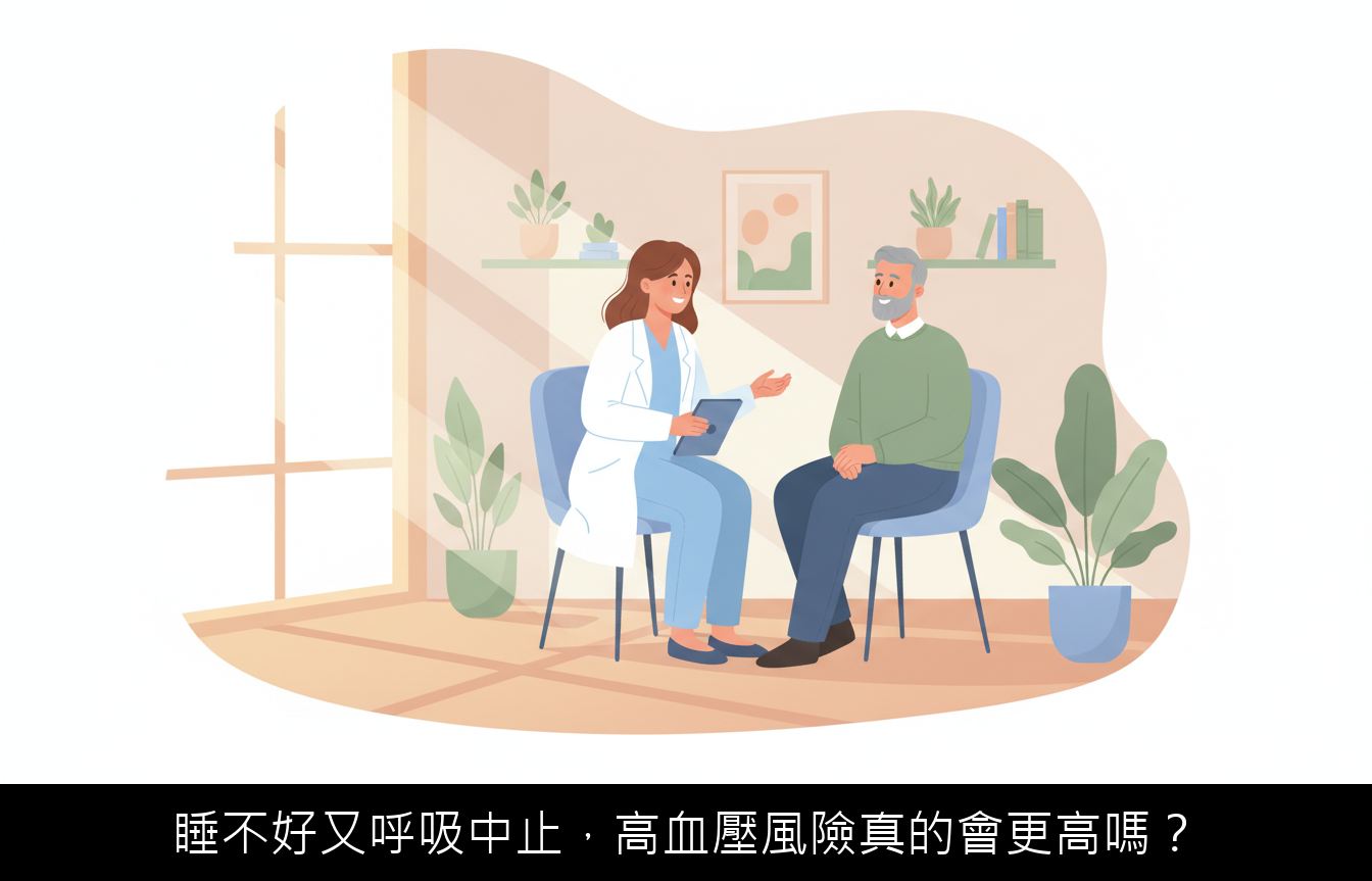 睡不好又呼吸中止，高血壓風險真的會更高嗎？