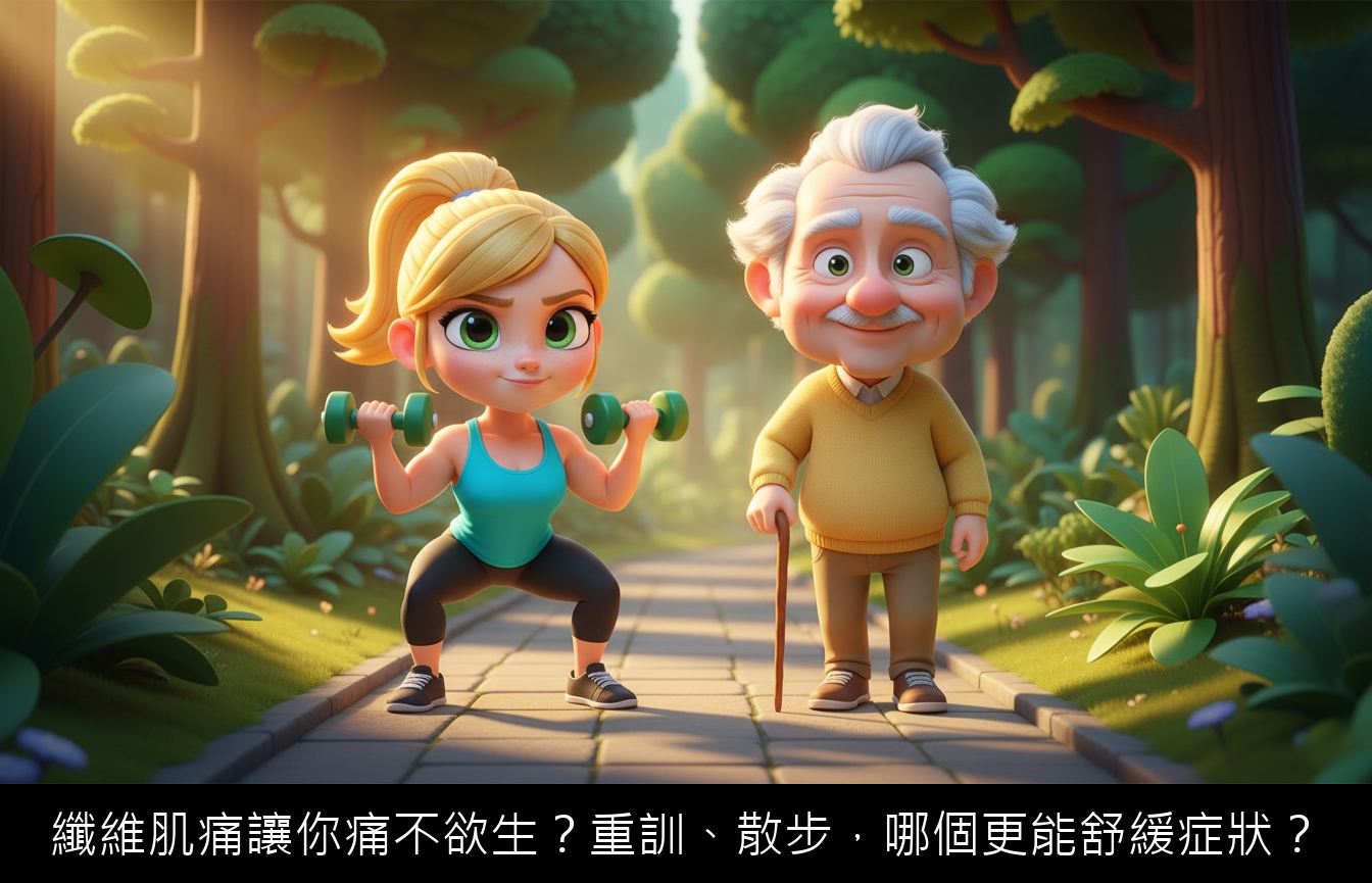 纖維肌痛讓你痛不欲生？重訓、散步，哪個更能舒緩症狀？