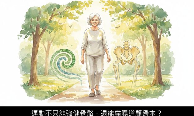 運動不只能強健骨骼，還能靠腸道顧骨本？