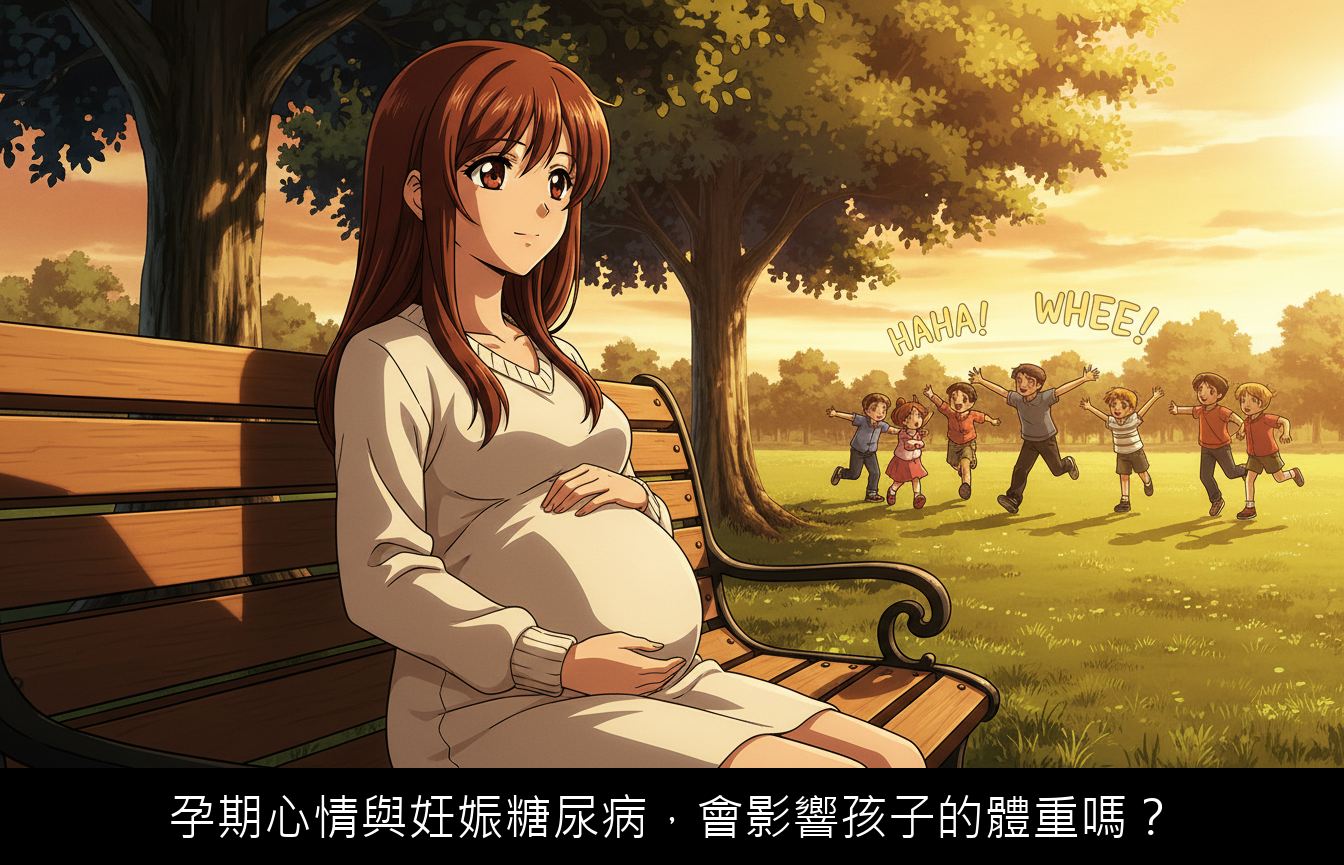 孕期心情與妊娠糖尿病,會影響孩子的體重嗎?