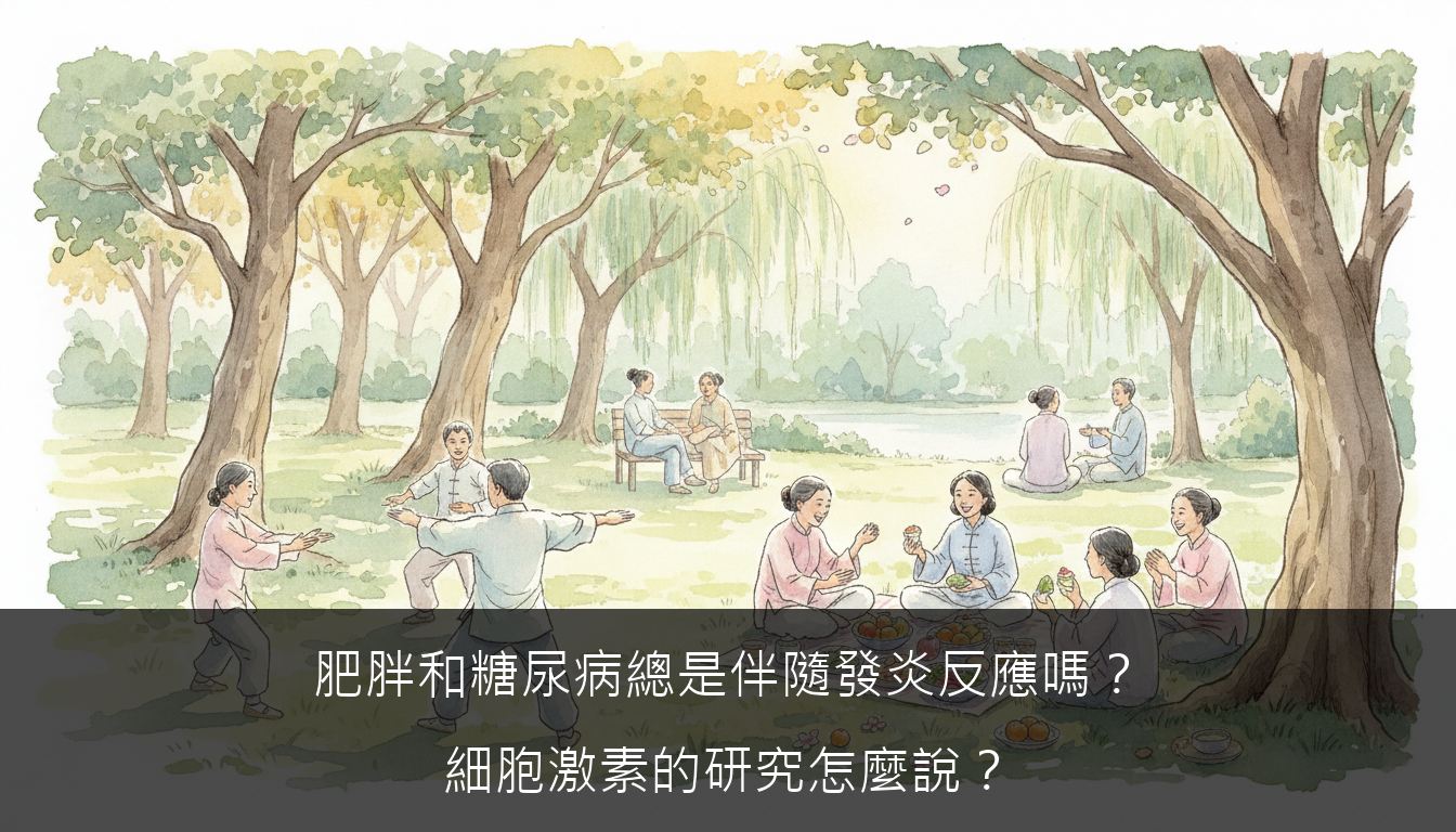 肥胖和糖尿病總是伴隨發炎反應嗎？細胞激素的研究怎麼說？