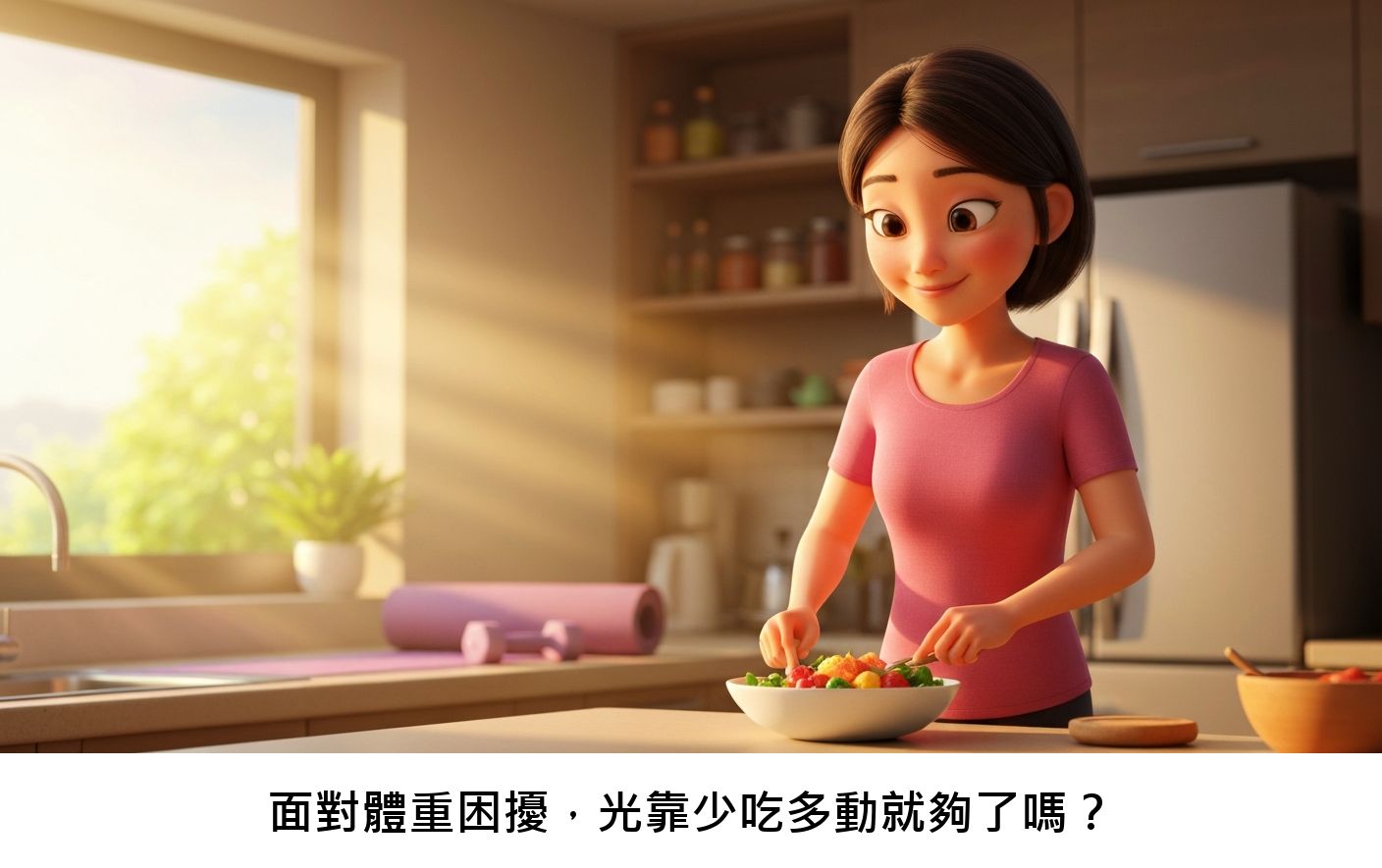 面對體重困擾，光靠少吃多動就夠了嗎？