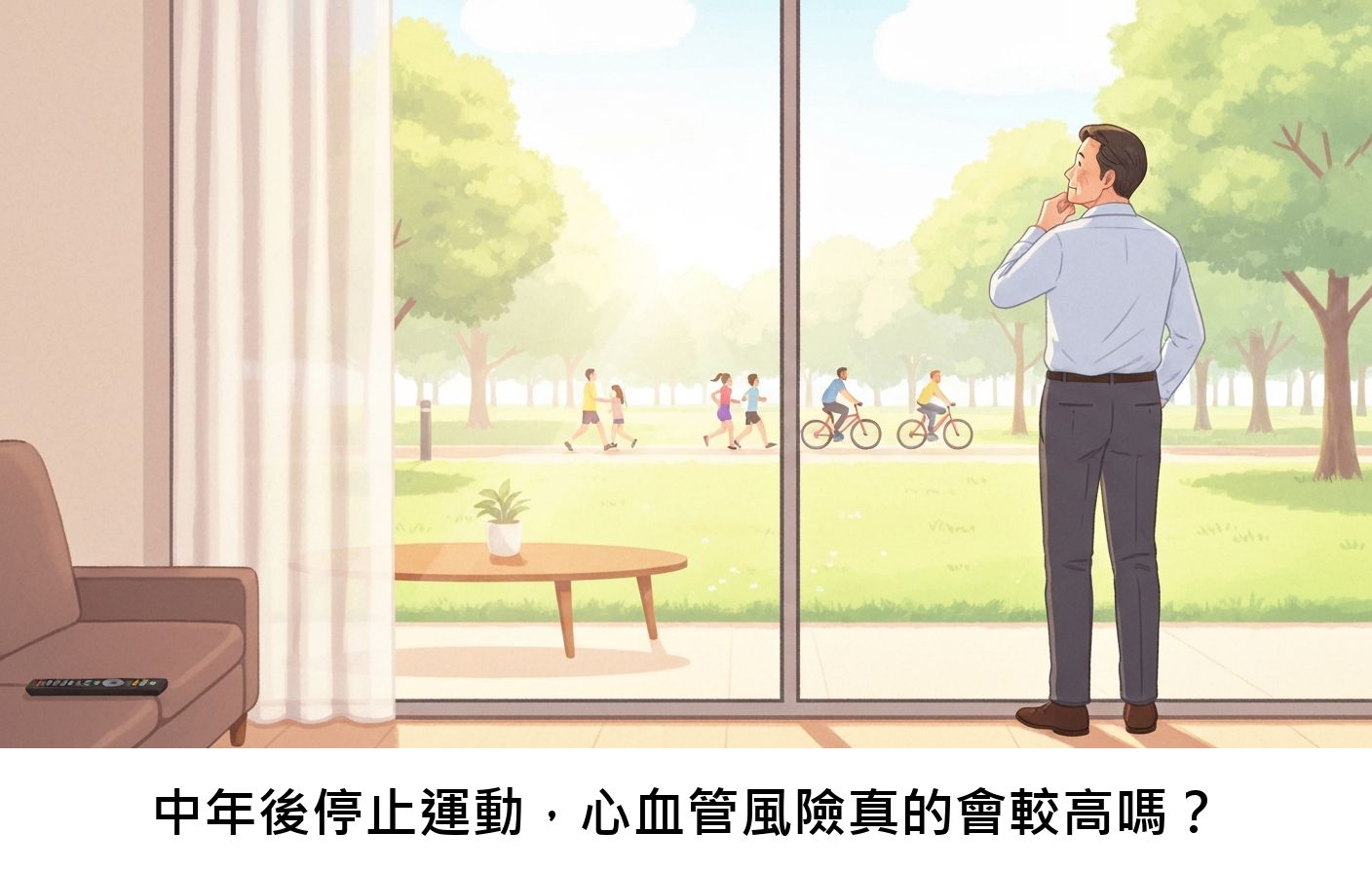 中年後停止運動，心血管風險真的會較高嗎？