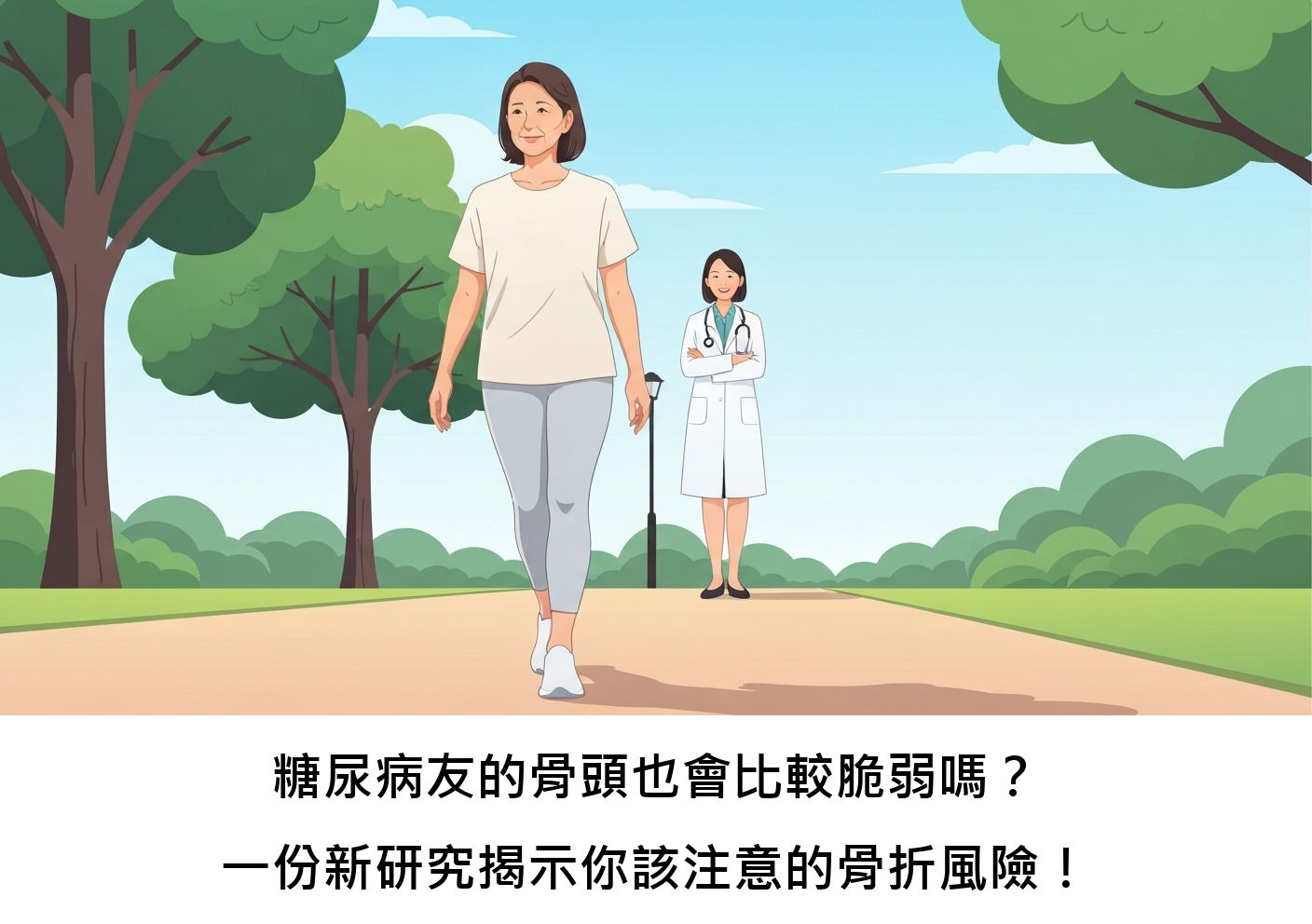 糖尿病友的骨頭也會比較脆弱嗎?一份新研究揭示你該注意的骨折風險!