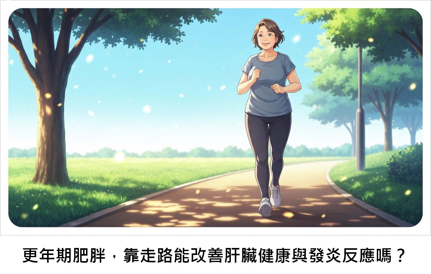 更年期肥胖，靠走路能改善肝臟健康與發炎反應嗎？