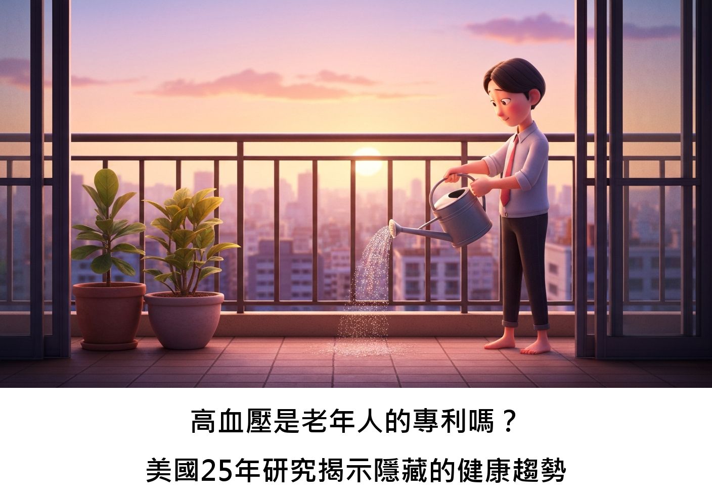 高血壓是老年人的專利嗎？美國25年研究揭示隱藏的健康趨勢