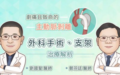 劇痛且致命的主動脈剝離，外科手術、支架治療解析
