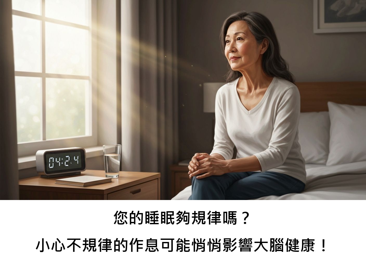 您的睡眠夠規律嗎？小心不規律的作息可能悄悄影響大腦健康！