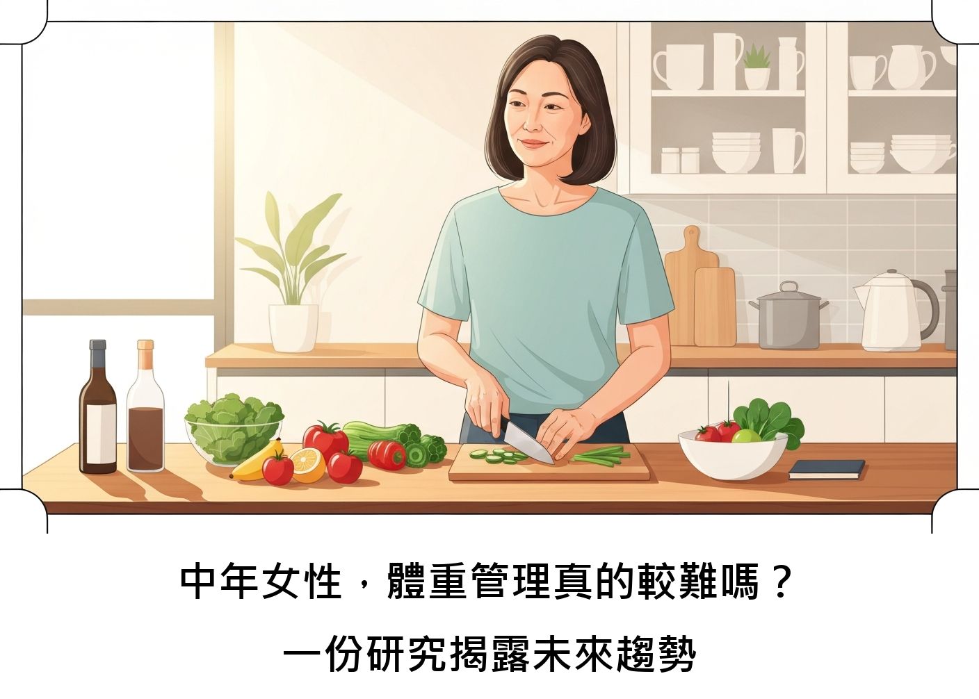 中年女性，體重管理真的較難嗎？一份研究揭露未來趨勢