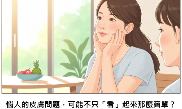 惱人的皮膚問題，可能不只「看」起來那麼簡單？