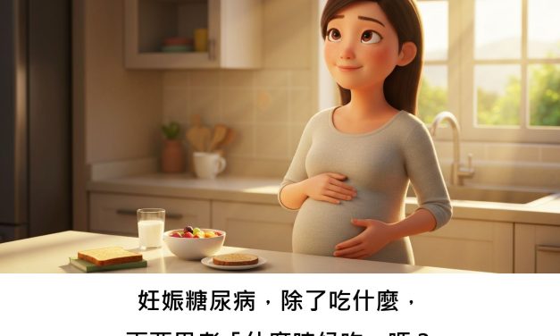 妊娠糖尿病，除了吃什麼，更要思考「什麼時候吃」嗎？