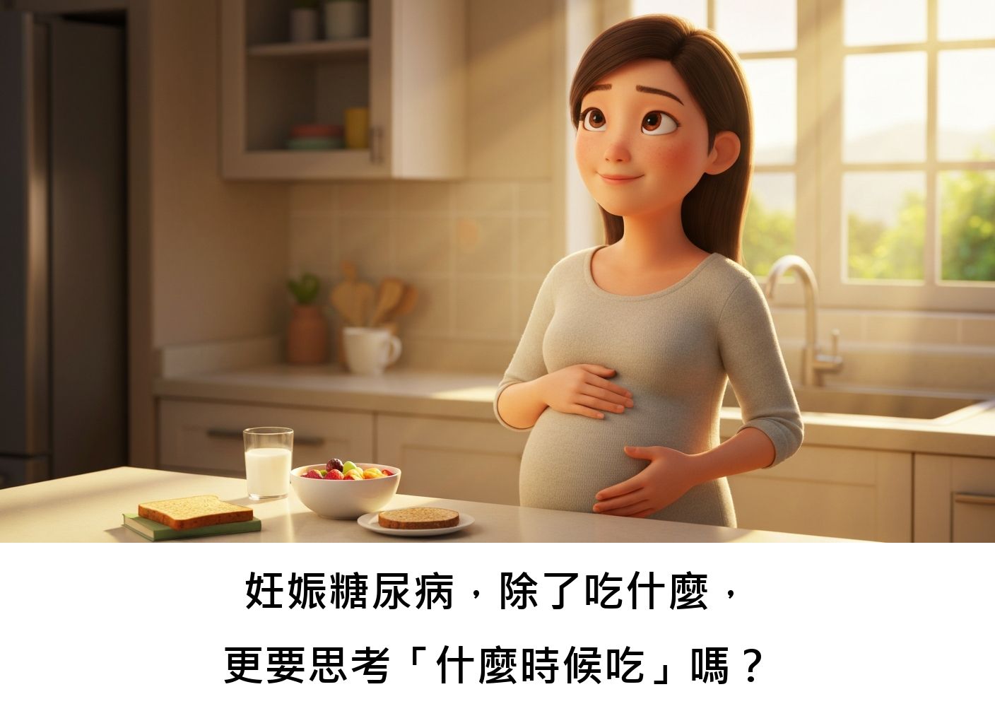 妊娠糖尿病，除了吃什麼，更要思考「什麼時候吃」嗎？