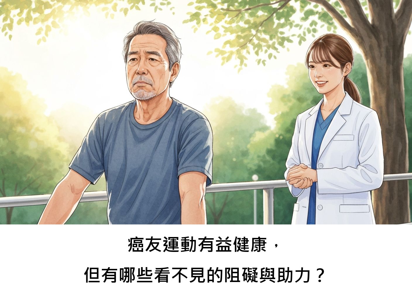 癌友運動有益健康，但有哪些看不見的阻礙與助力？