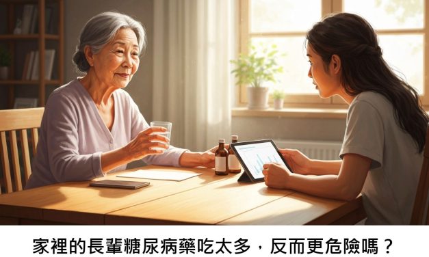 家裡的長輩糖尿病藥吃太多，反而更危險嗎？