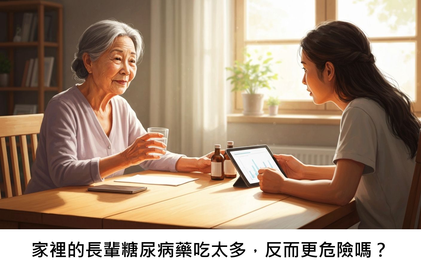 家裡的長輩糖尿病藥吃太多,反而更危險嗎?