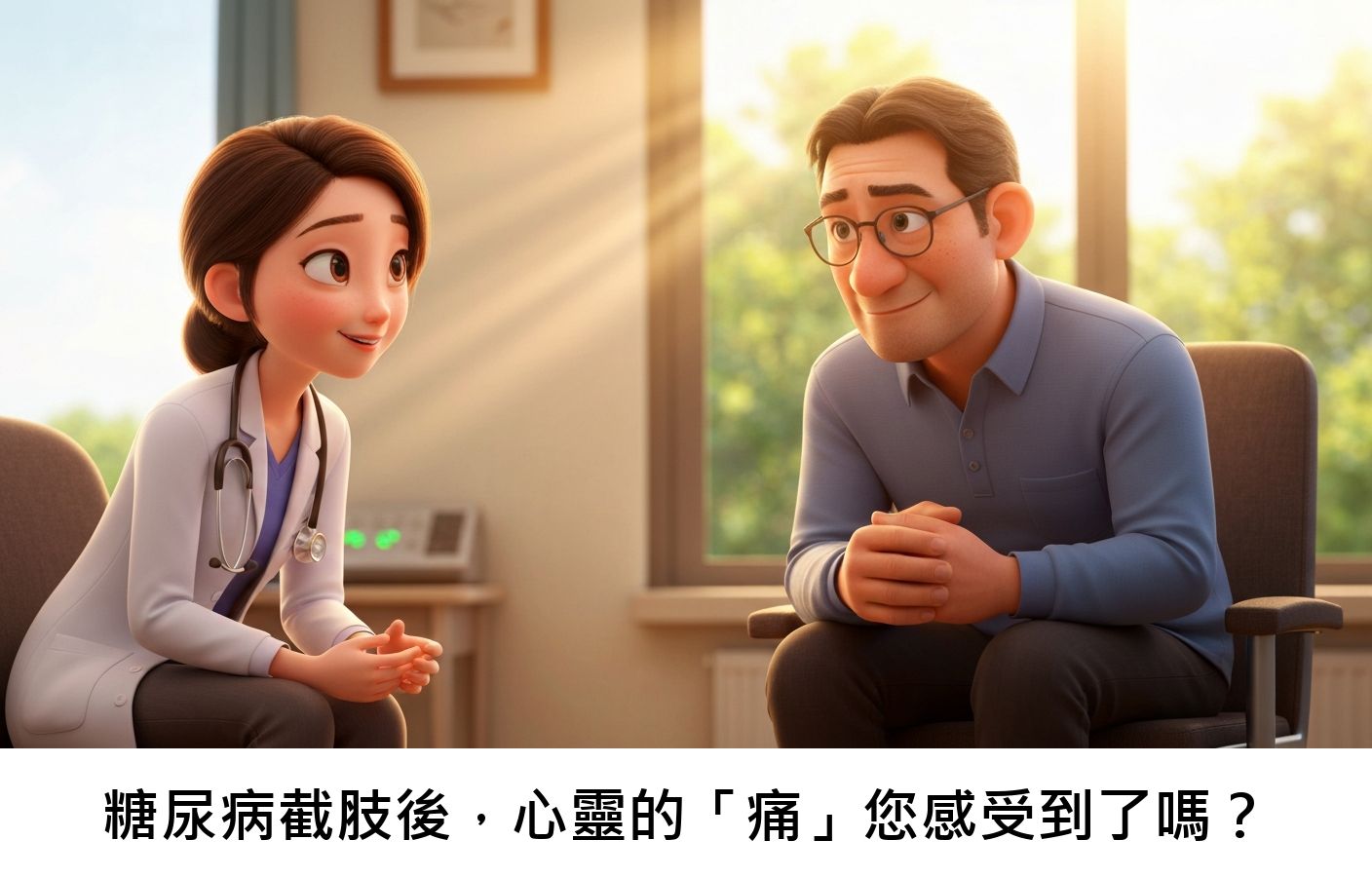 糖尿病截肢後,心靈的「痛」您感受到了嗎?