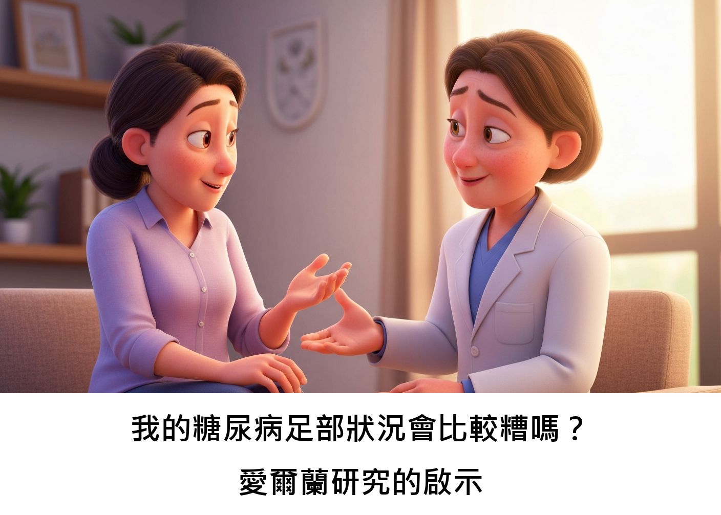 我的糖尿病足部狀況會比較糟嗎？愛爾蘭研究的啟示