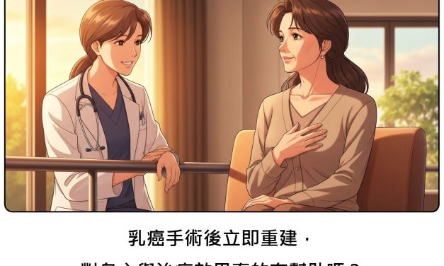 乳癌手術後立即重建，對身心與治療效果真的有幫助嗎？