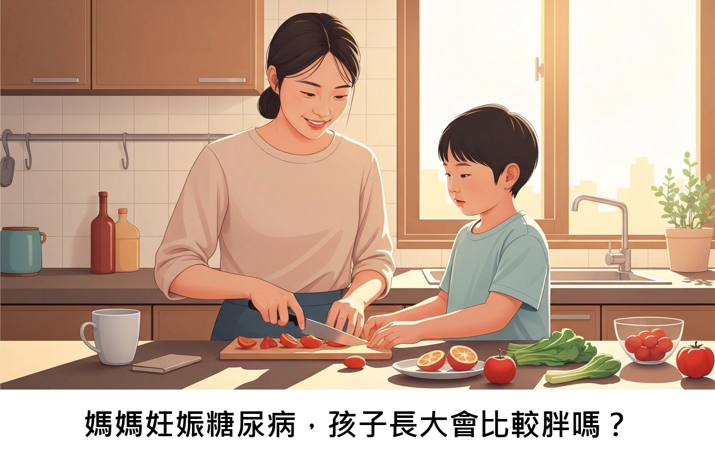 媽媽妊娠糖尿病，孩子長大會比較胖嗎？