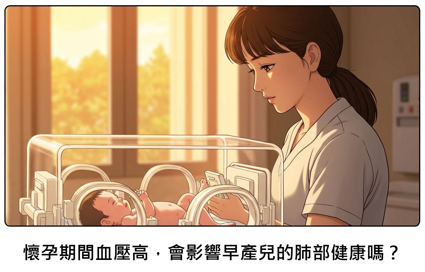 懷孕期間血壓高，會影響早產兒的肺部健康嗎？