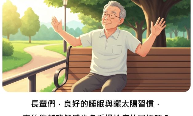 長輩們，良好的睡眠與曬太陽習慣，真的能幫我們減少多重慢性病的困擾嗎？