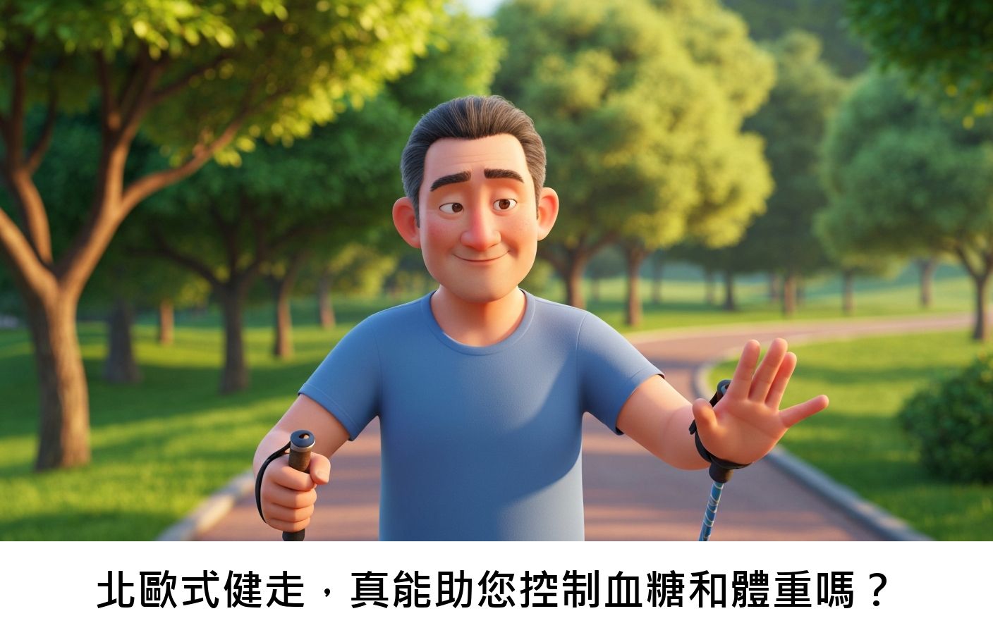 北歐式健走，真能助您控制血糖和體重嗎？