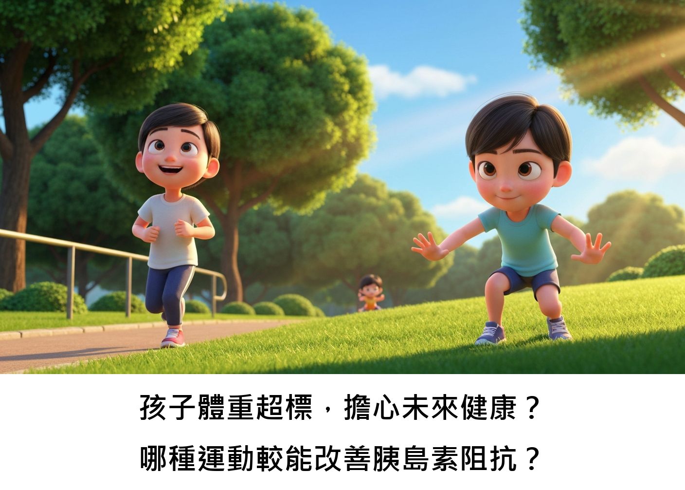 孩子體重超標,擔心未來健康?哪種運動較能改善胰島素阻抗?