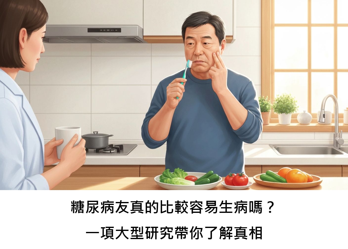 糖尿病友真的比較容易生病嗎？一項大型研究帶你了解真相